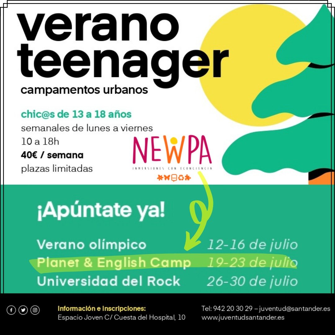 Verano_Teenager_Campamento_urbano_para_jovenes_Santander Campamento urbano para jóvenes en Santander