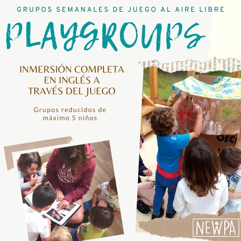 Extraescolar_ingles_santander_clases_ingles_aire_libre_NewPa Grupos de juego en la naturaleza en ingles - Santander y Astillero - Playgroup
